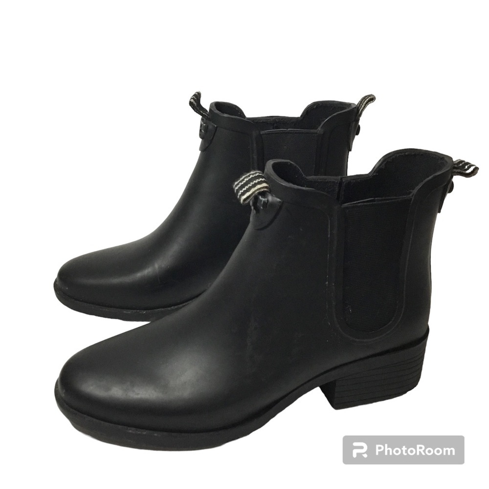 Tory Burch Women’s Black Rain Booties Size 7